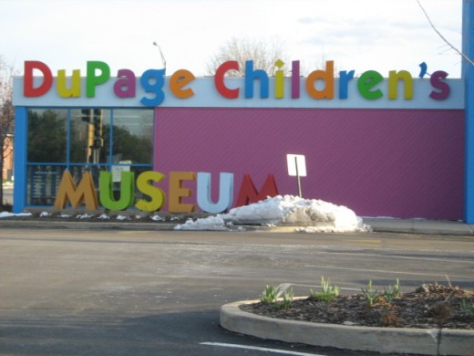 Du Page Children's Museum on the north end of downtown in Naperville