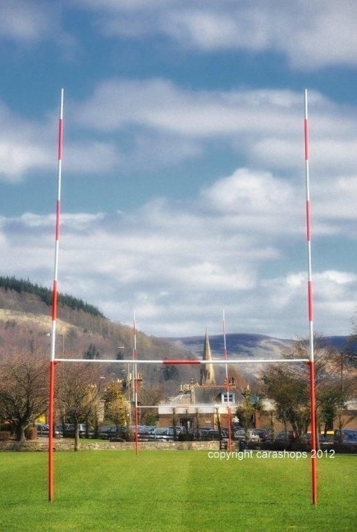The Border Town Of Peebles in the Spring