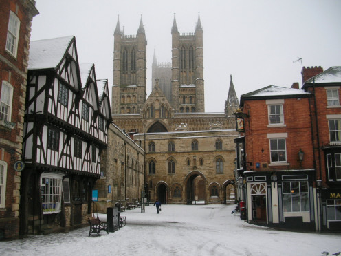 When I lived near the cathedral I took this photo with my digital camera.