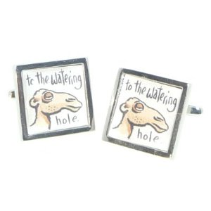 Funky novelty cufflinks available on Amazon UK. A great stocking filler.