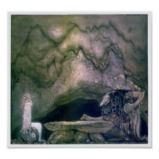 John Bauer Troll Mother Poster by MyOtherPlanet