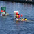The trailing boat seems to be having engine trouble... The trailing boat seems to be having engine trouble...