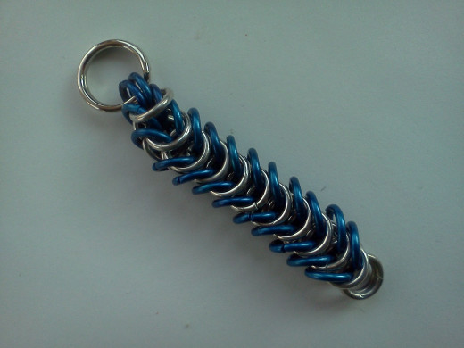 Box chain zipper pull