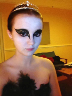 Here's the finished result on me!