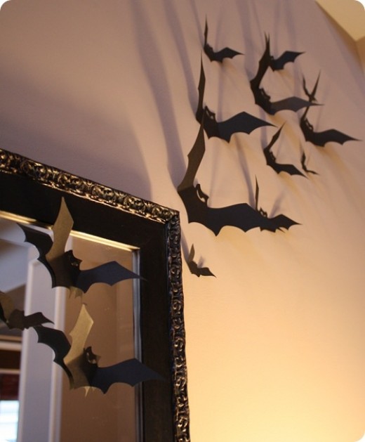 Simple Paper Bat Decorating