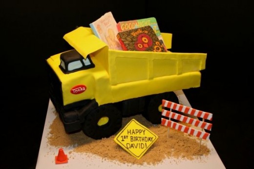 Dump Truck Cake