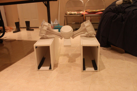 This is just a picture of everything completely assembled so far.