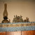 An oil lamp, and my pewter collectibles. Notice how they're sitting on a tapestry. An oil lamp, and my pewter collectibles. Notice how they're sitting on a tapestry.