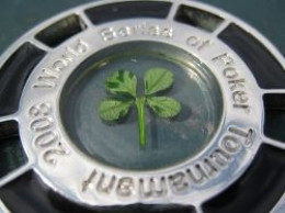 vintage poker chip set