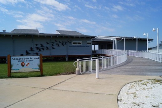 Entrance to the Barrier Island Visitor Center