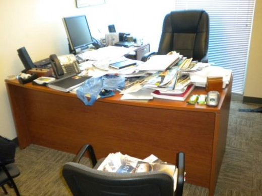 Cluttered Desk