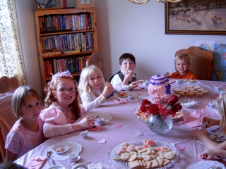 Everyone loved the tea party.