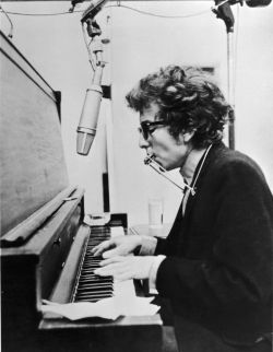 Bob Dylan at work