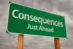 consequences sign