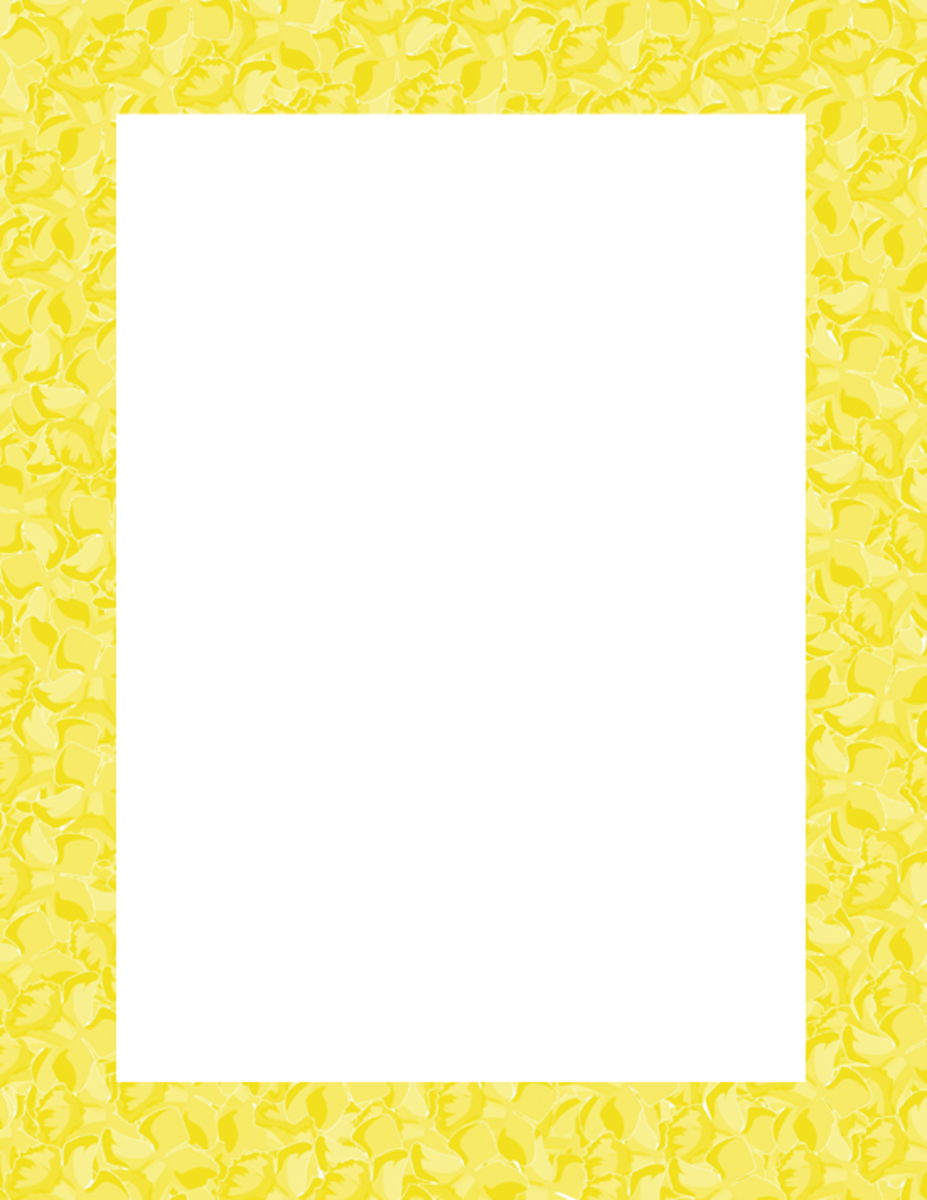 yellow frame clipart - photo #36