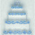 Blue And White Four Tier Cake Clipart Blue And White Four Tier Cake Clipart