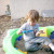 Ben in his sandbox. Ben in his sandbox.