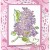 Stamped Lilac on lace doily makes a good Valentine card. Stamped Lilac on lace doily makes a good Valentine card.