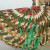 Front of tree skirt with Green Ribbon Front of tree skirt with Green Ribbon