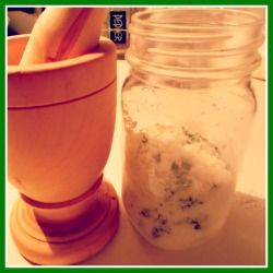 Layed Onion Chives And Salt In Jar - Image: M Burgess