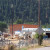 Debris from the current remodeling project is piled up behind the fence. Debris from the current remodeling project is piled up behind the fence.