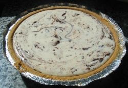 Cheesecake before baking