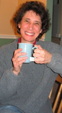 Drinking hot tea helps to keep me warm
