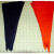 One set of orange pennants and one set of black pennants ready to be hemmed. One set of orange pennants and one set of black pennants ready to be hemmed.