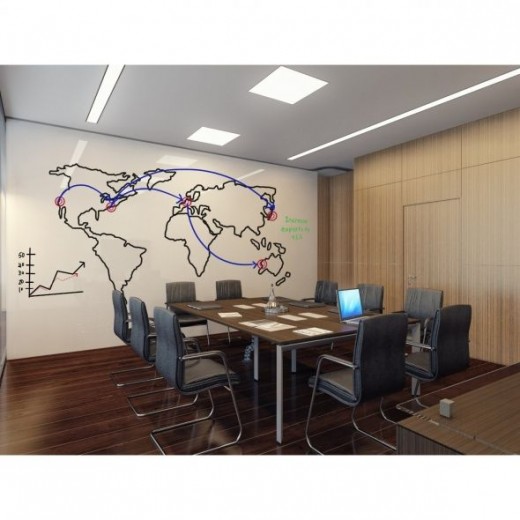 Change the look in an office.Photos courtsey of Whiteyboard Amazon.