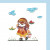 Girl Holding Flower Basket Girl Holding Flower Basket