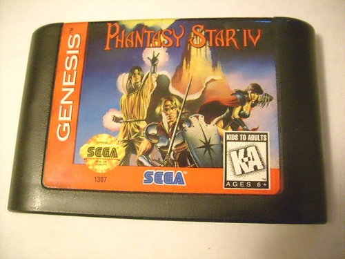 Phantasy Star 4 Awesome and htf Sega Genesis game