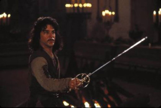 Inigo contronts the six fingered man.
