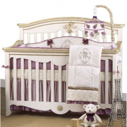 Purple and Gold Crib Bedding Set Ideas