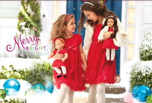 For matching children's and doll clothes see Dollie and me matching outfits.