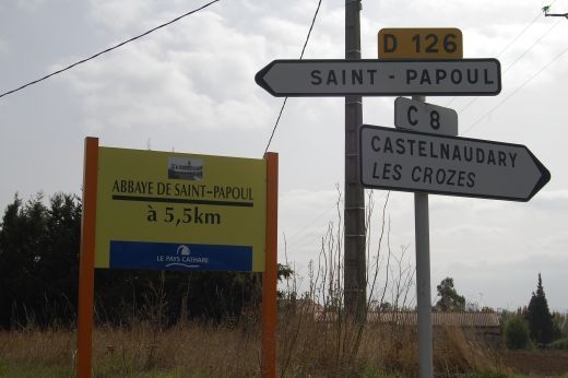 Issel is the neighbouring village to St Papoul and a little way from the Minervois