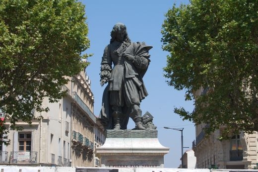 Statue of Pierre-Paul Riquet champion of the Canal du Midi