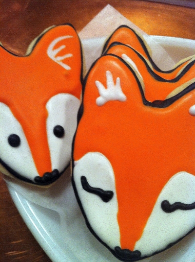 Fox Iced Sugar Cookies!