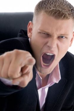 Angry Business Man