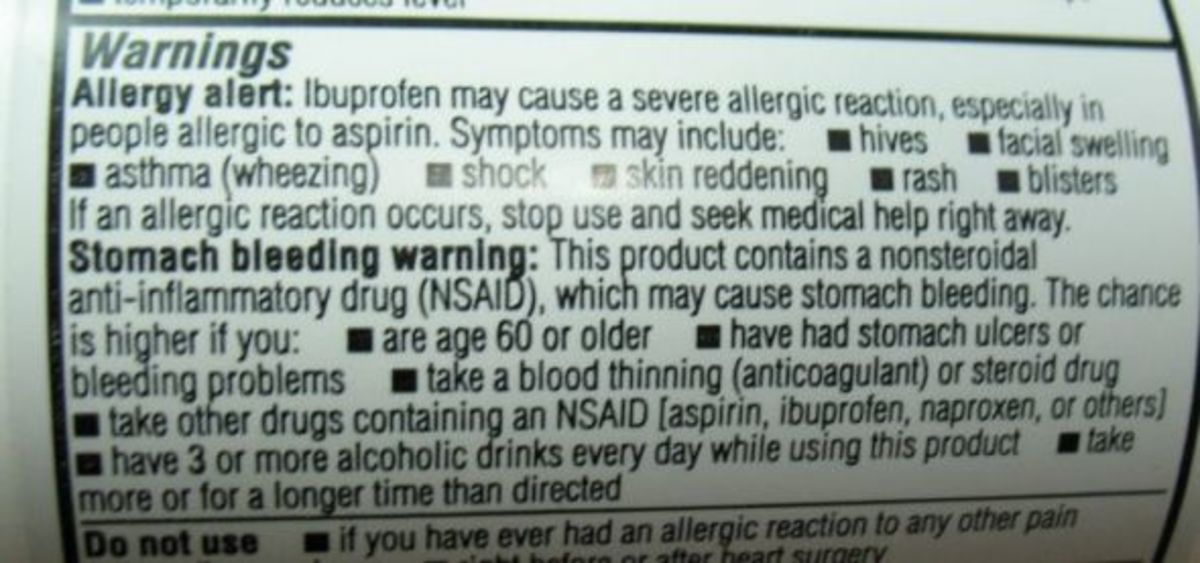 does ibuprofen contain aspirin