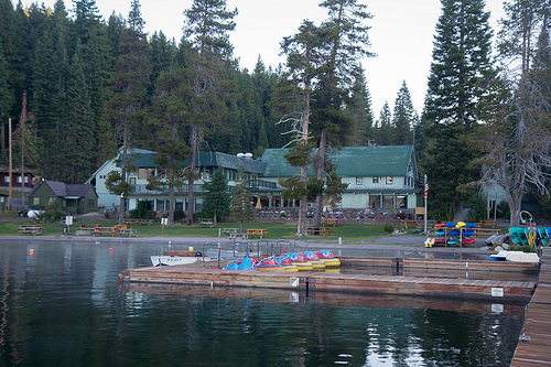 Photo of the docks and resort