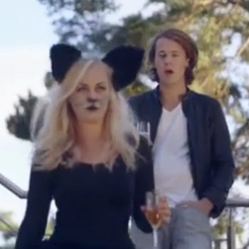 The Cat from The Fox Video by Ylvis. Screen Shot from YouTube.