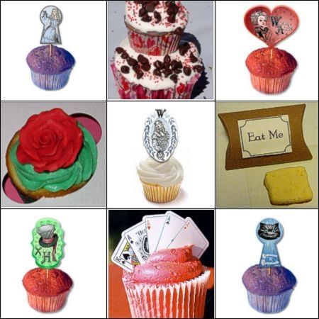 Alice in Wonderland Cupcake Ideas by Kirsti A. Dyer