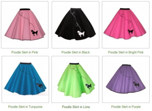 Poodle Skirt Combinations