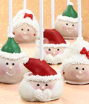 Get ideas on how to make these fab Santa cake pops or buy them from Proflowers.com