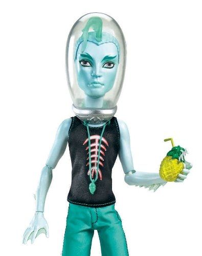 Gillington, or Gil as his friends call him, is on the Monster High swim team and he's a natural since he's the son of the River Monster.  The image is from Amazon and you can find the Gil Webber doll for sale on this page.