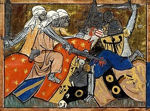 Battle in the Crusades.
