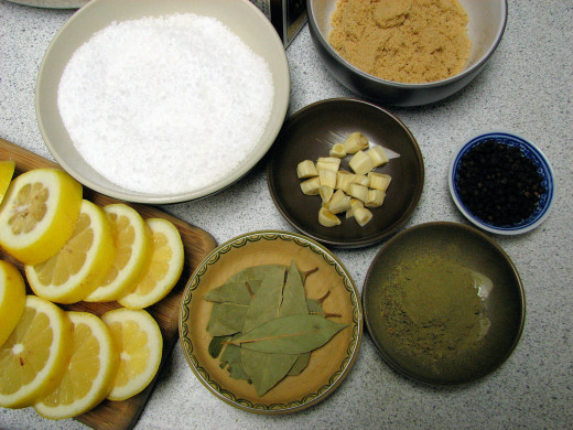 The first step is to choose and assemble all your ingredients.