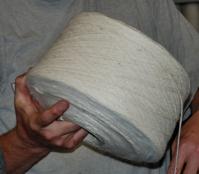 A full cone of two ply yarn