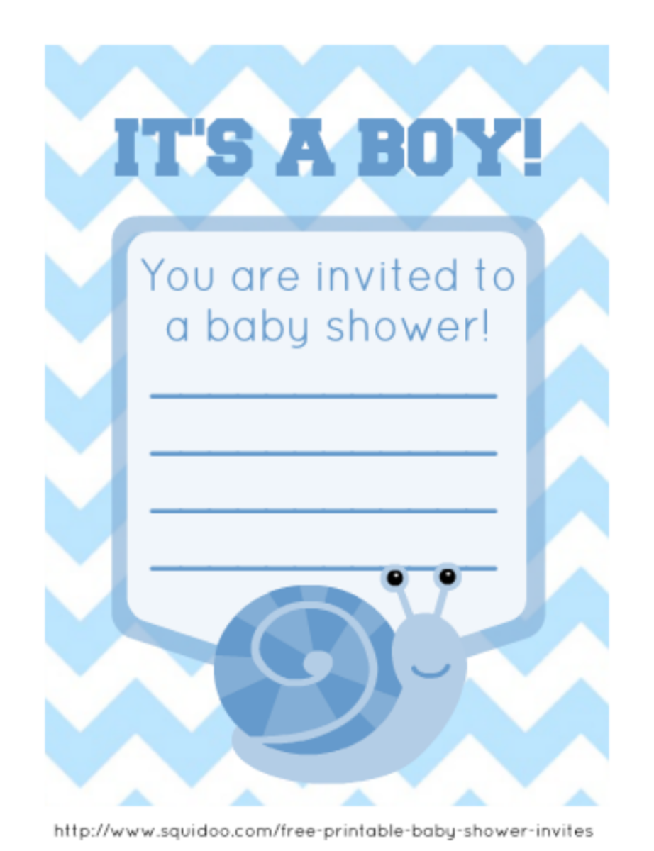 Free Printable Baby Shower Invitations For Boys and Girls | HubPages