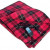 Heated Fleece Travel Electric Blanket - 12 Volt - Red Plaid